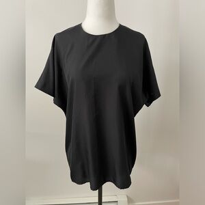 Vintage D’Allairds Canadian Made Black Shirt Sleeve T Shirt Style Blouse